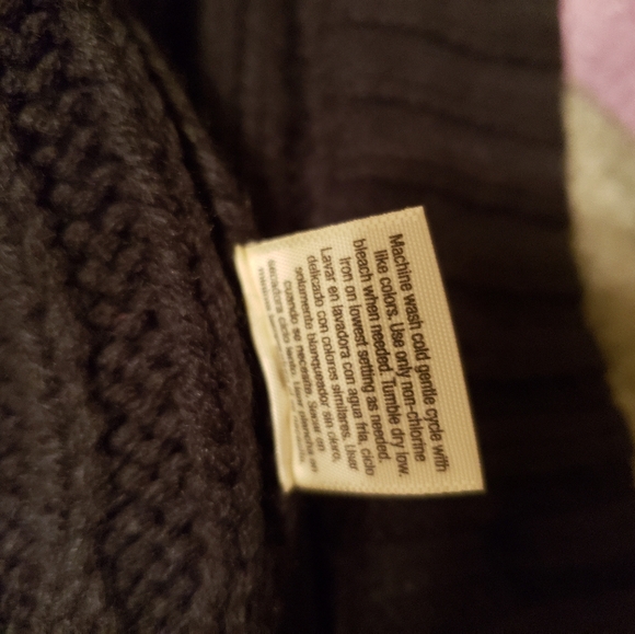 Black button up turtleneck sweater - Picture 6 of 13